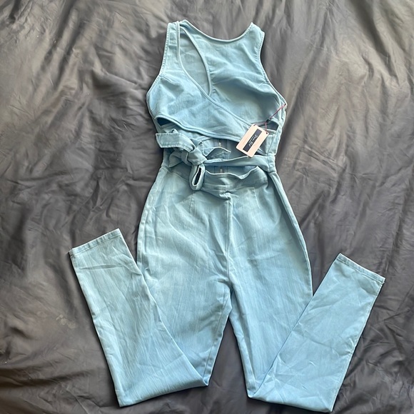 JEAN JUMPSUIT - Picture 1 of 8